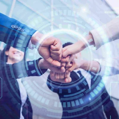 Business analytics and SEO growth illustration showing digital marketing performance metrics for improving online visibility and brand authority.